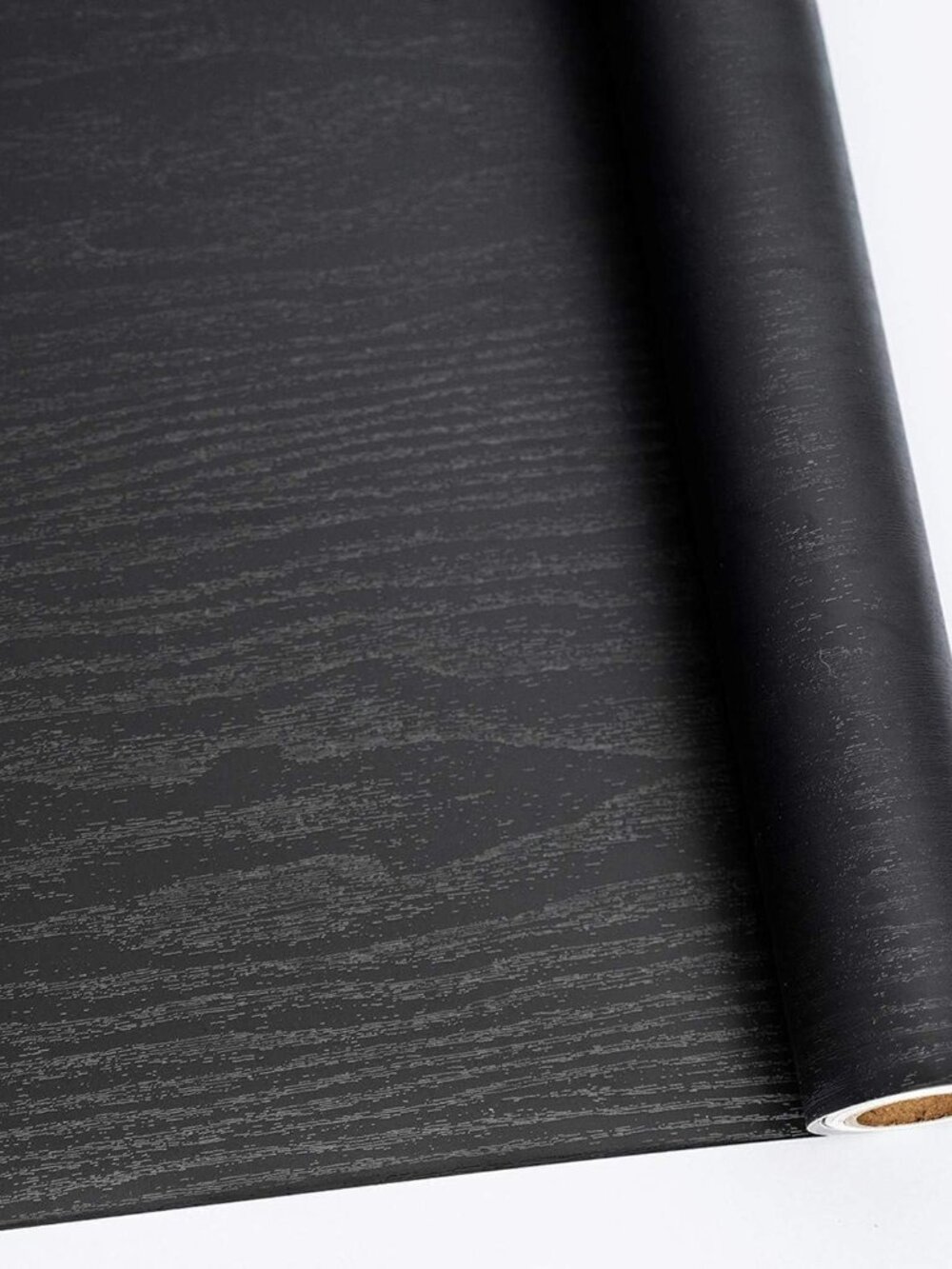 Black Wood Contact Paper Peel and Stick Wallpaper for Cabinets